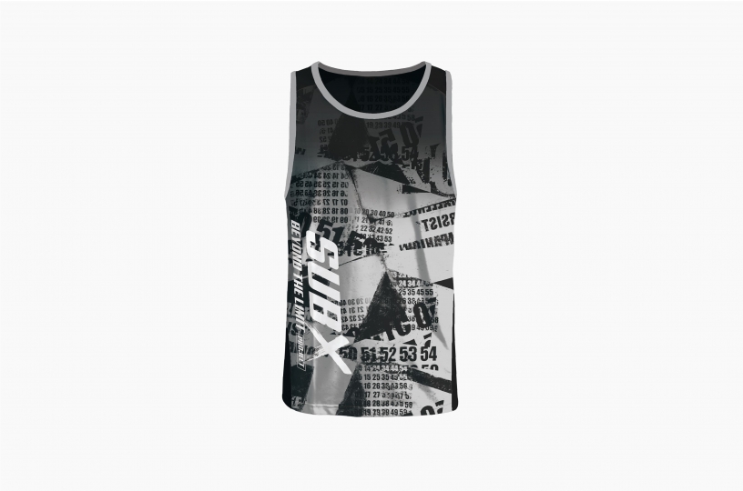 SUBX Tank top_number｜unisex