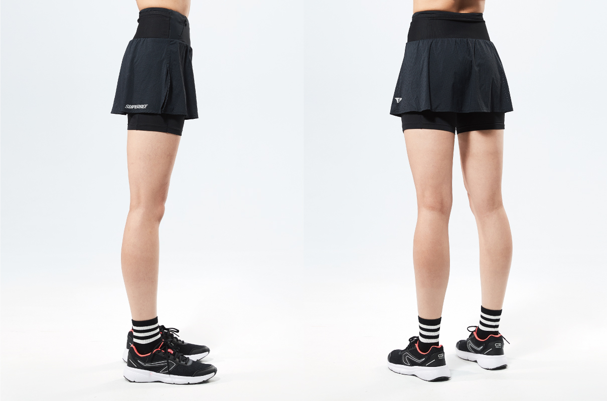 ZERO-FRICTION 2-IN-1 TRAIL SKORTS / WOMEN