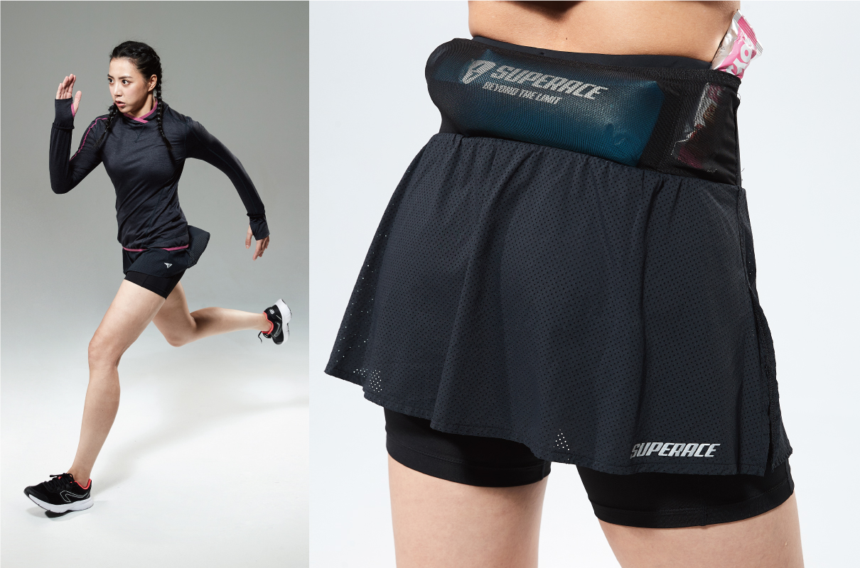 ZERO-FRICTION 2-IN-1 TRAIL SKORTS / WOMEN