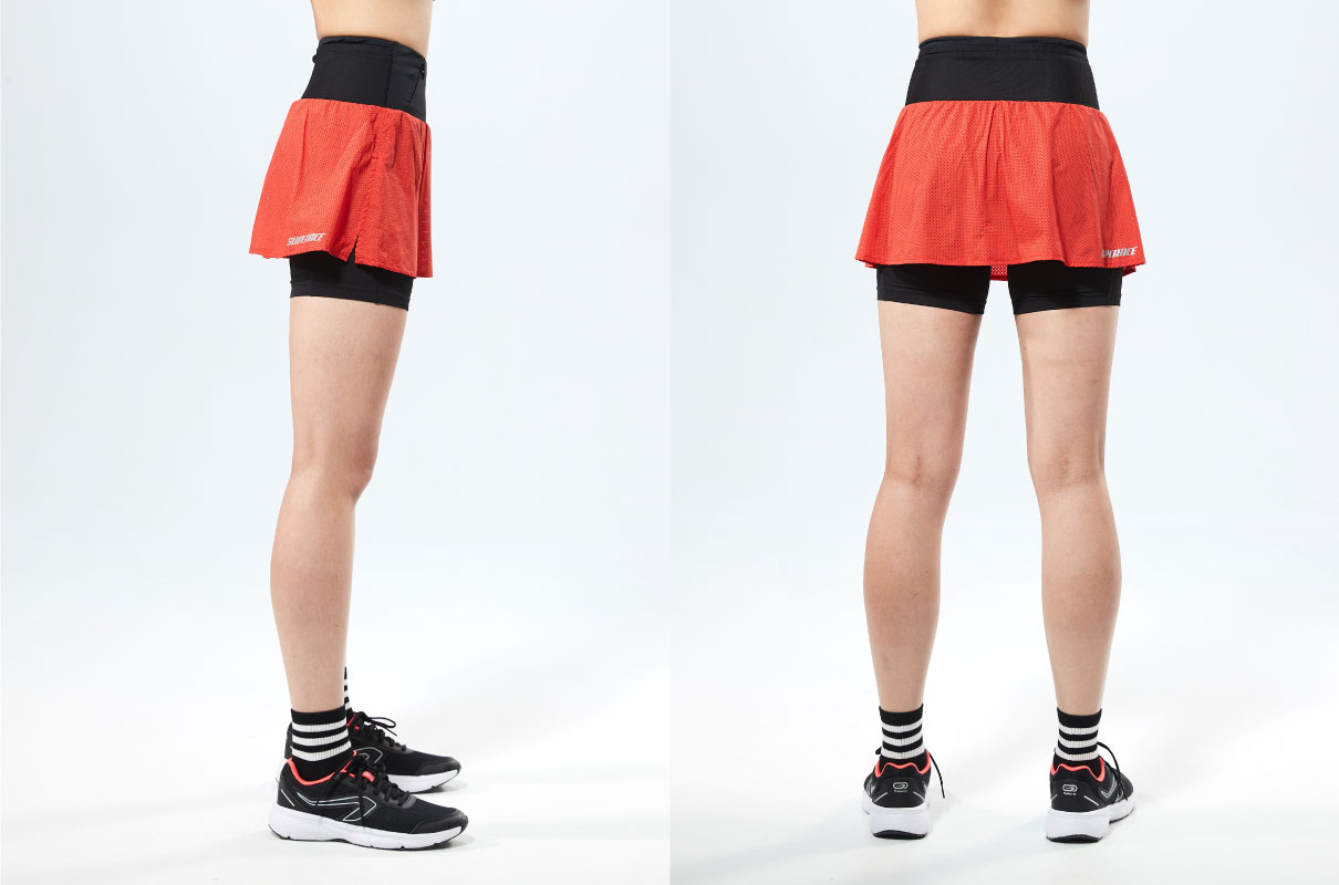 ZERO-FRICTION 2-IN-1 TRAIL SKORTS / WOMEN